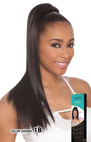 EQUAL DRAWSTRING PONYTAIL YAKY STRAIGHT 18
